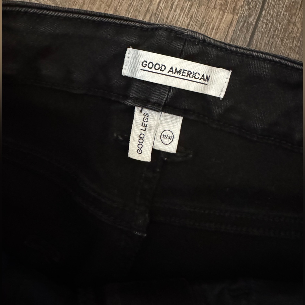 Good American Black Goodlegs Jeans - Picture 5 of 6
